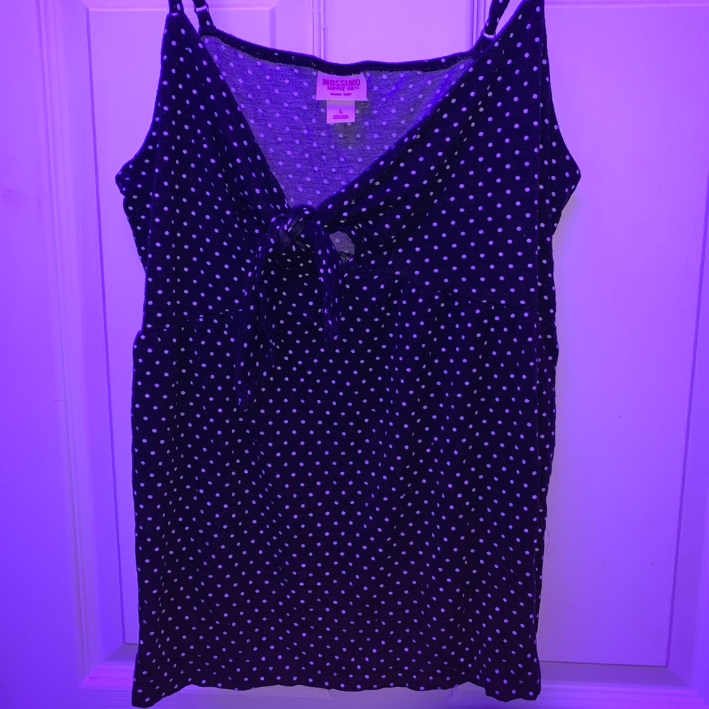 Polka dot tank top